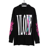 Skull Vlone Hoodie Skull Print Men's and Women's Coats Hooded Sweater