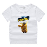Children Pokemon Pikachu T Shirt Cotton T-shirt Casual Sports
