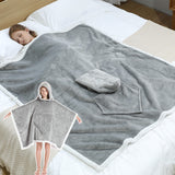 Hoodies Blankets Multifunctional Blanket Can Be Worn and Covered Lazy Blanket