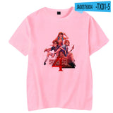 Hellfire Club Shirt Stranger Things Loose round Neck Short Sleeve T-shirt