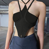 Music Festivals Rave Outfits Girls Tops Summer Women's Sexy Slim Fit