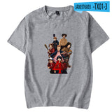 Hellfire Club Shirt Stranger Things Loose round Neck Short Sleeve T-shirt