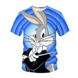 Bugs Bunny Shirt Summer Crew Neck T-shirt Short Sleeves