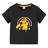 Children Pokemon Pikachu T Shirt Short Sleeve T-shirt Men 'S Top