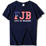Let's Go Brandon T Shirt Top Women's Letter Print Short-Sleeve T-shirt Women