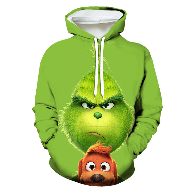 Grinch Hoodie  Pink Panther Cropped Hoodies Sweatshirt Women Long Sleeve