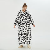 Hoodies Blankets Double-Layer Blanket Sweater for Women Cold Protection in Autumn and Winter Thermal Pajamas
