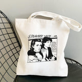 Stranger Things Hellfire Club Handbag Student Shoulder Portable Canvas Bag Shopping Bag