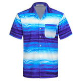 Men Beach T Shirts Summer Short Sleeve Shirt Men's Casual