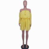 Short Sleeve Women's Jumpsuit Chiffon Jumpsuit Women's Summer Women's Pants Summer Shorts