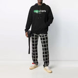 Palm Angels Hoodie Angel Letter Print Spray Paint Pullover Hoodie Jacket