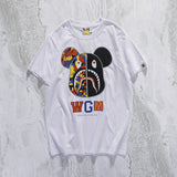 WGM Shirt Short-Sleeved T-shirt Men's Printed Loose Bottoming Shirt