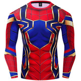 Marvel T Shirt Hero Spider-Man Clothes Avengers 4 Combat Clothes T-shirt