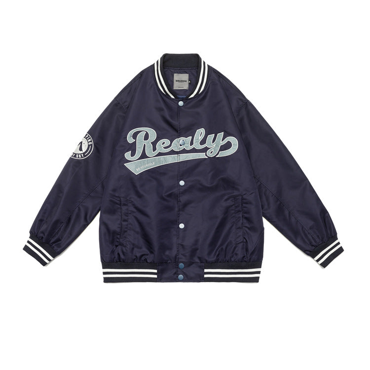 College Jacket Men's Spring Baseball Uniform Autumn Autumn Autumn Pilot Spring and Autumn Coat Men