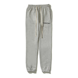 Kanye West Sunday Service Pant Fog Double Line Drawstring Velvet Sweatpants