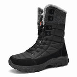 Men's Boots Winter Fleece-Lined Warm Outdoor Mountaineering Men