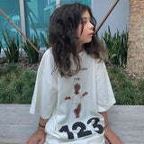 Rrr123 T Shirt Jerry Same Little Angel Printed Loose T-shirt