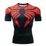Marvel T Shirt Tight Men's Sports Fitness 3D Men's Clothing