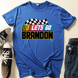 Let'S Go Brandon T Shirt English Letter Short Sleeve T-Shirt
