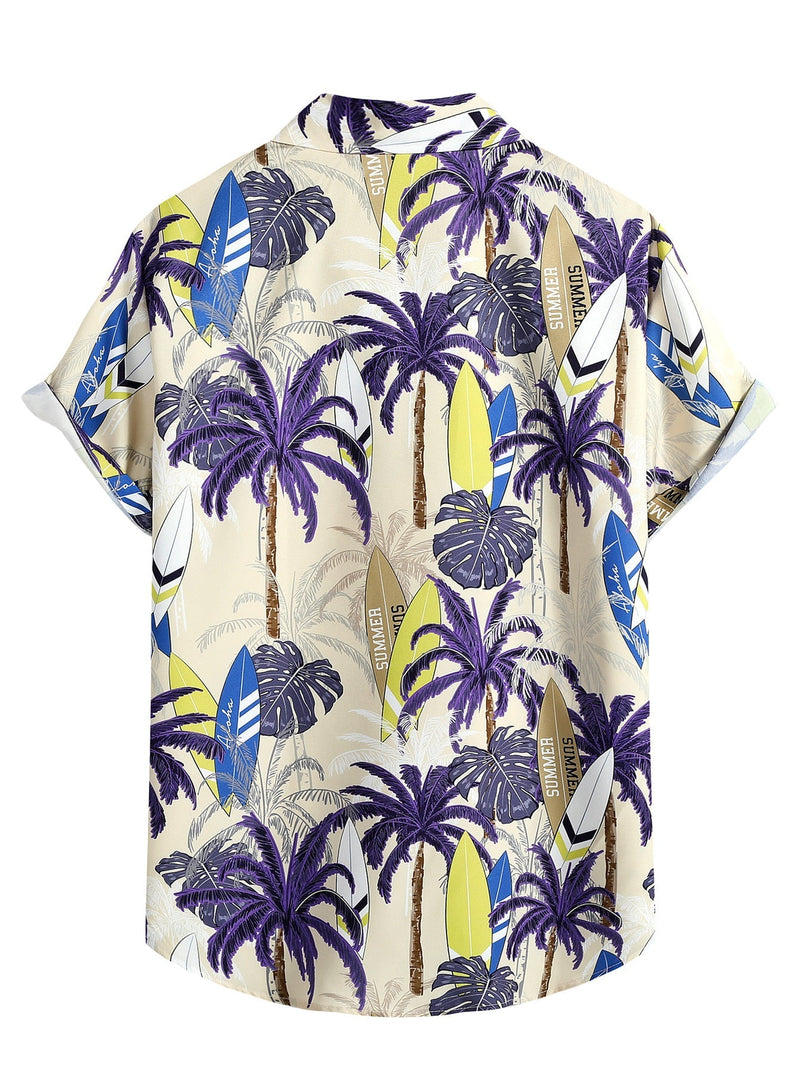 Men Hawaii Shirts Short-Sleeved Shirt Men's Shirt Men's Shirt