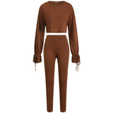 Women's Fall Outfits Trousers Suit Women's Two-Piece Suit
