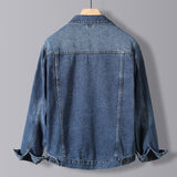 Paisley Denim Jacket Autumn Men's Denim Coat Jacket
