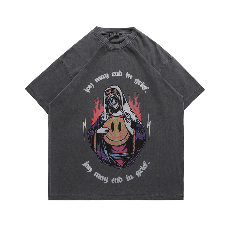 Smiley Face T Shirt LawFoo