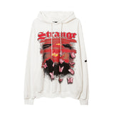 Mens Fall Outfits Fall Winter Men's Sweater Street Hip-Hop Loose Shoulder Hoodies