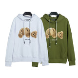 Palm Angels Hoodie Embroidered Hoodie Men and Women Loose