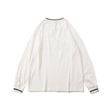 Mens Fall Outfits Baseball Uniform T-shirt Men and Women Hiphop Letters Oversize Long-Sleeved Thin Sweater