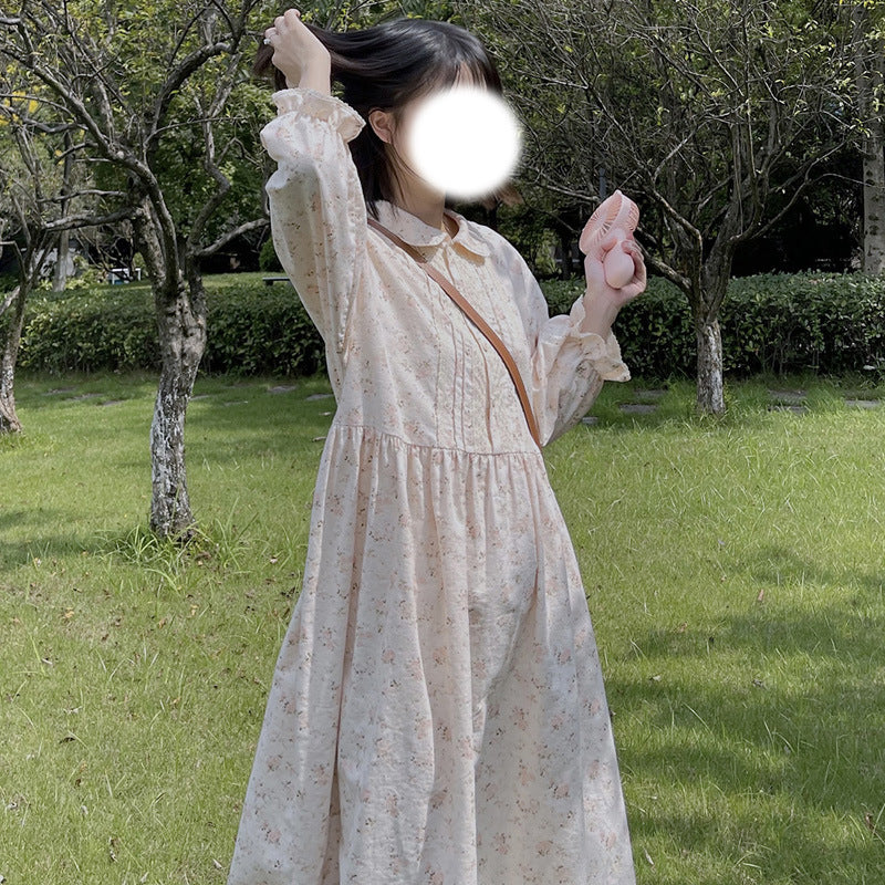 Daisy Buchanan Dress Fall Retro Gentle Style Long Dress Female Autumn