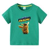 Children Pokemon Pikachu T Shirt Summer Cotton Short-Sleeved T-shirt Sports