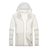 Sun Resistant Clothes Sun Protection Jacket Men's Ice Silk Breathable Trench Coat