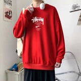 Stussy Sweatshirt Men's Spring and Autumn round Neck Loose Long Sleeves
