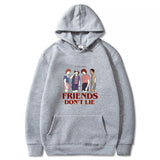 Stranger Things Hoodie Printed Hoodie Brushed Hoody