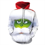 Grinch Hoodie Halloween Christmas Joy Grinch 3d Printed Hoodie