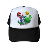 Mario Hat Summer Mesh Cap Men's and Women's Sun Hats Sun Protection Hat Travel Cap