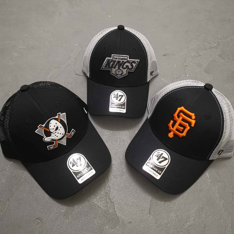 La 9fifty Hats 47brand Baseball Cap Team Outdoor Sunshade Men and Women Breathable Net Cap