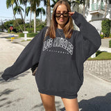 Preppy Aesthetic Sweatshirt Los Angeles Sweater Women's Sweater