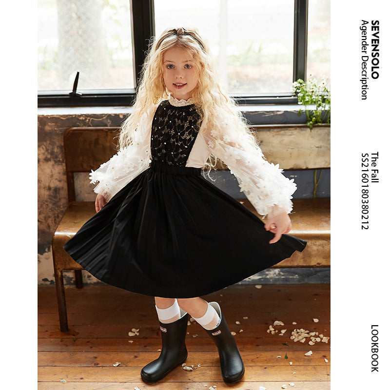 Dress Spring and Autumn Children's Fashionable Dress Princess Dress Children Girl's Spring Clothes