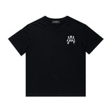 Amiri T Shirt Printed Casual Hip Hop round Neck Short Sleeve T-shirt