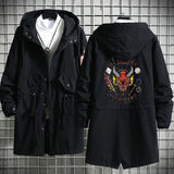 Stranger Things Hellfire Club Hoodie StrangerThings Season 4 Men's and Women's Mid-Length Trench Coat