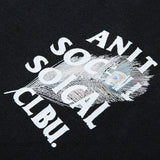 Anti Social Club Hoodie Fashion Brand Men Loose Casual Print