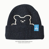 Toboggan Hat Woolen Cap Women's Autumn and Winter Knitted Hat All-Matching