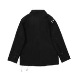 Men's Casual Suit Man Blzer Hand-Threading Solid Color Suit Coat Men's Loose Lapels Casual Small Suit