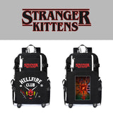 Stranger Things Hellfire Club Backpack Stranger Thing Backpack USB Charging Travel Bag