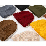 Toboggan Hat Casual Warm Knitting Thread Hat Autumn and Winter Woolen Hat Hip Hop