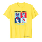 Inspired by Queen's Platinum Jubilee 2022 Elizabeth 70 Years T-shirt Short Sleeve T-shirt