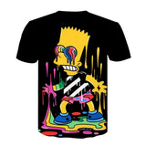 Homer Simpson Shirt Summer Digital Printed Short-Sleeved T-shirt