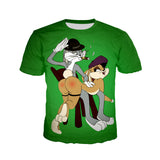 Bugs Bunny Shirt T-shirt round Neck T-shirt Men's Short Sleeve